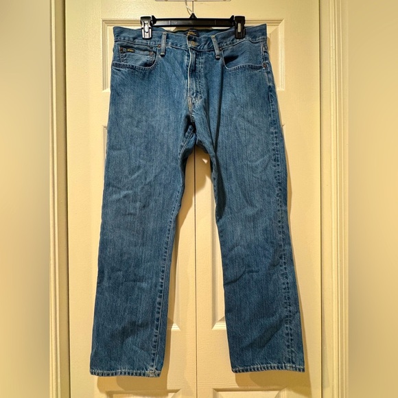 Men's Polo Ralph Lauren Blue Denim Jeans. Size 34x30. GUC - Picture 1 of 6